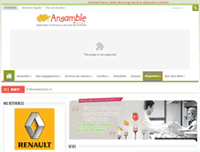 Tablet Screenshot of ansamble-maroc.com